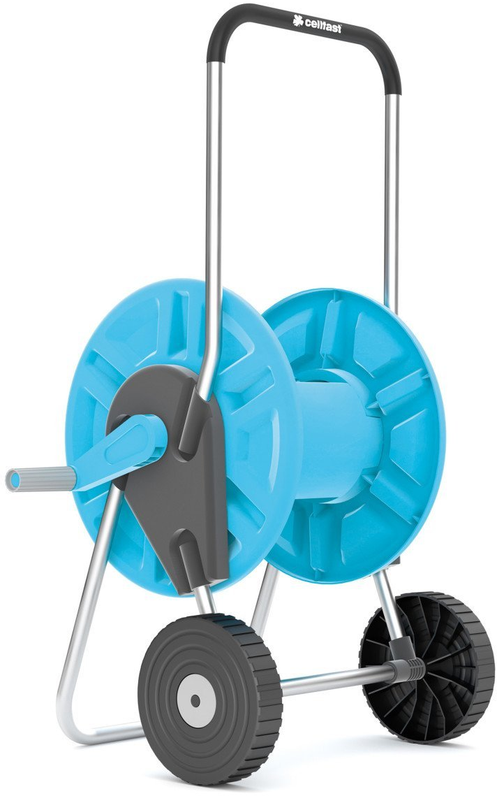 carucior cu tambur pentru furtun de gradina cellfast aluplus, 1 2 , 60m - imagine 4